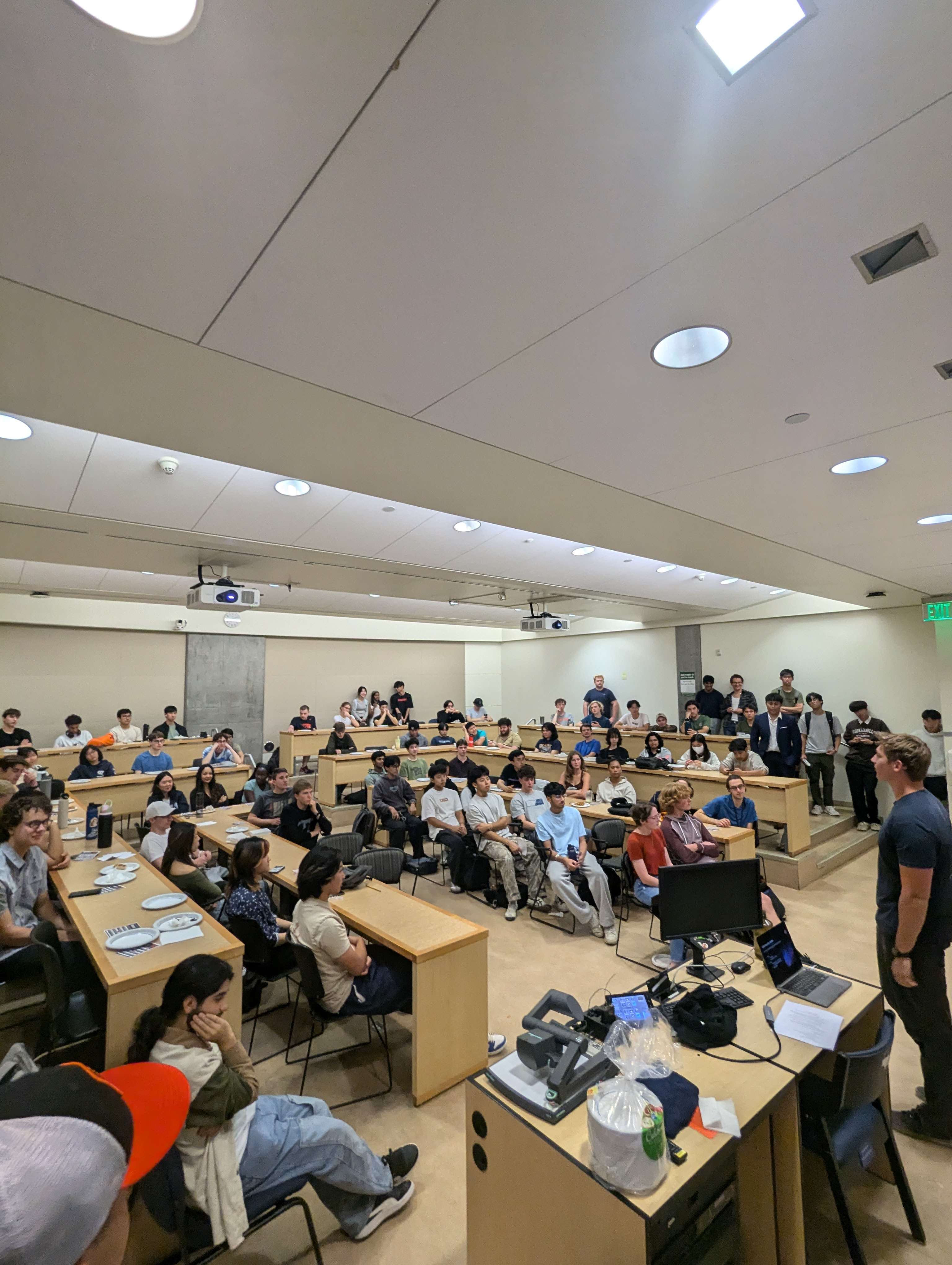 First ACM event as an officer! We had a way larger turnout than expected.