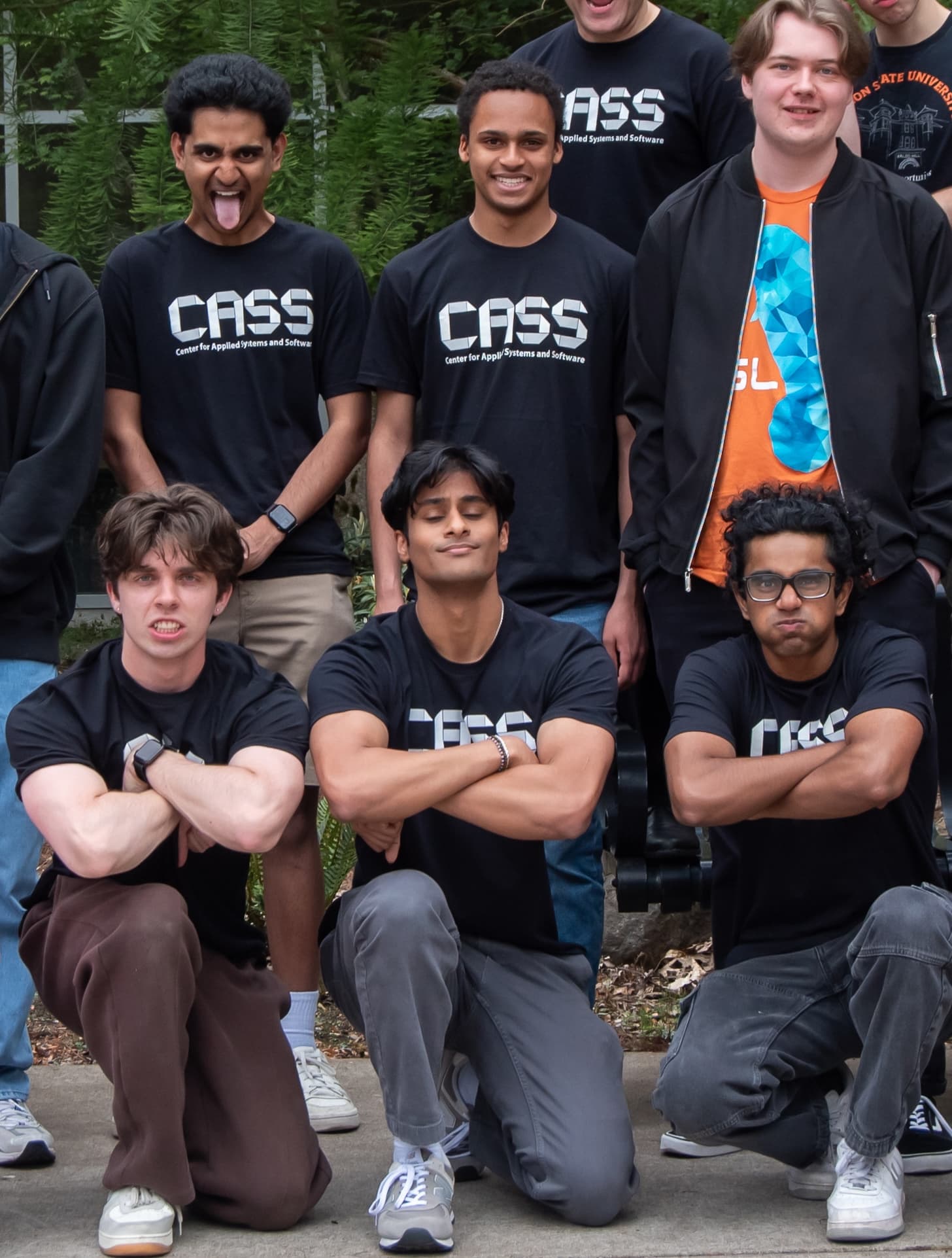 Celebrating CASS awards night 2025 with Sandy, Rahul, Lukas, and Sahith.